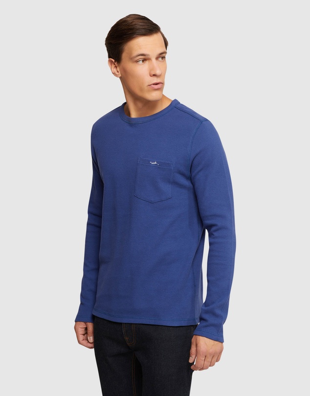 Oxford - Albert Waffle Long Sleeve Tee
