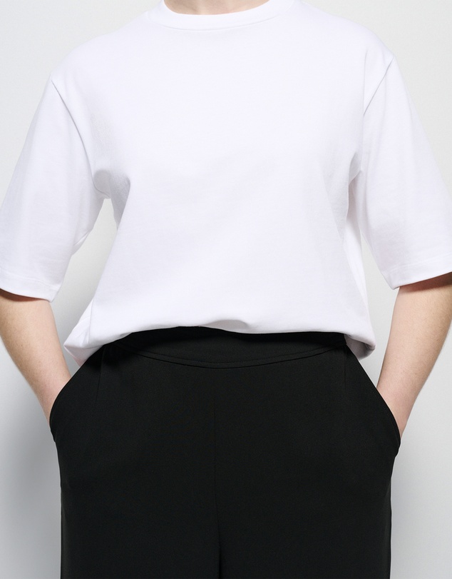 Commonry - The Draped Leg Crepe Trouser