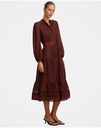 Forever New - Rachel Lace Trim Midi Dress