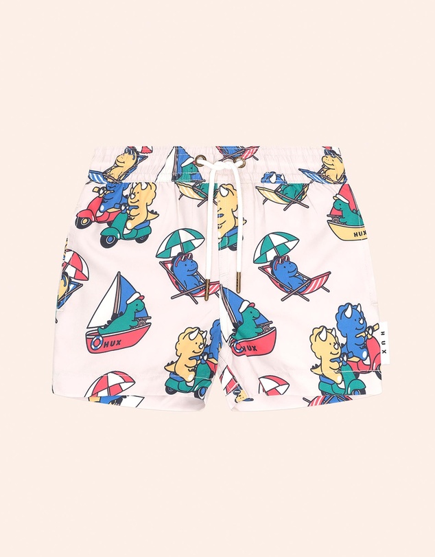 Huxbaby - Vacay Dino Boardshorts - ICONIC EXCLUSIVE - Babies-Kids