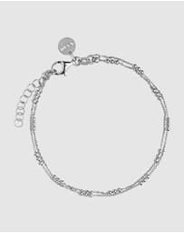 Najo - Halcyon Silver Bracelet (18.5cm+ext)