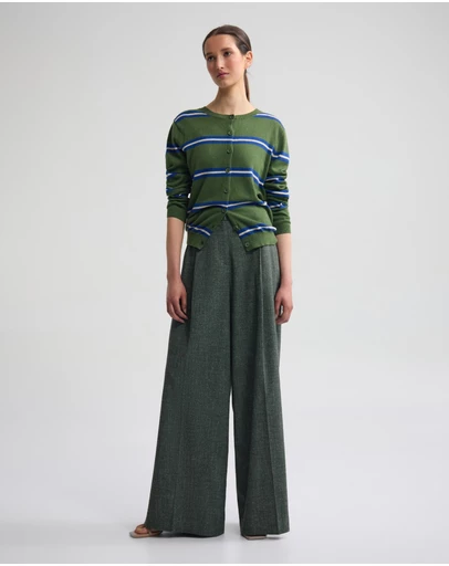 Oxford - Margurite Striped Cardigan
