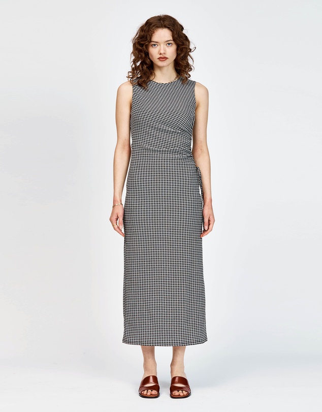 bul - Ebb Dress Black White Check