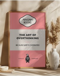 Olive et Oriel - The Art Of Overthinking by Retrodrome Art Print