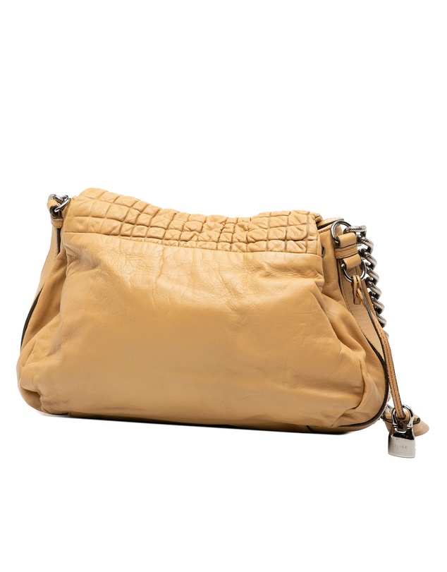 Pre-Loved by Azura Reborn - Pre-Loved Lambskin Watch Me Gauffre Flap Shoulder Bag