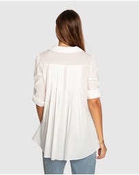 Belle & Bloom - Catch Feelings Pintuck Shirt