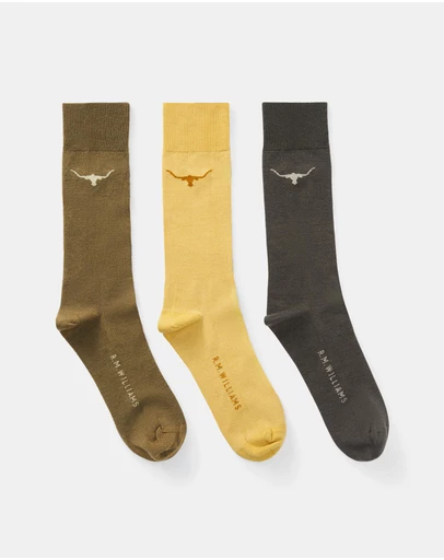 R.M.Williams - 3-Pack Longhorn Socks