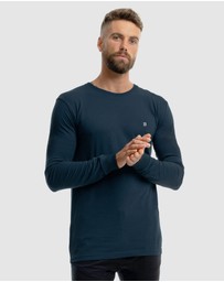 DVNT - Classic Embroidery Long Sleeve Tee
