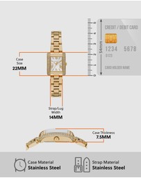Michael Kors - Emery Gold Tone Analogue Watch
