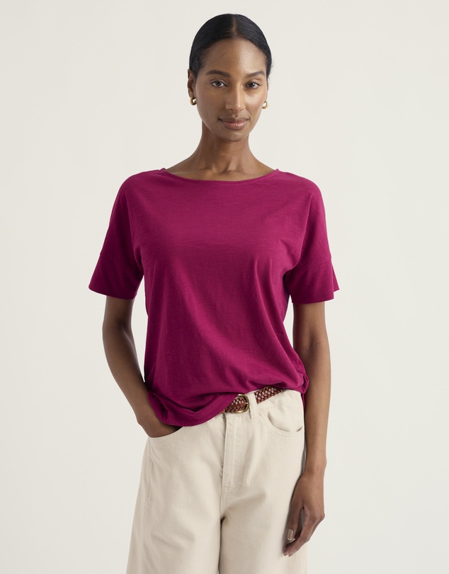 Seasalt - Seasalt Cornwall Pink Bryher View T-Shirt