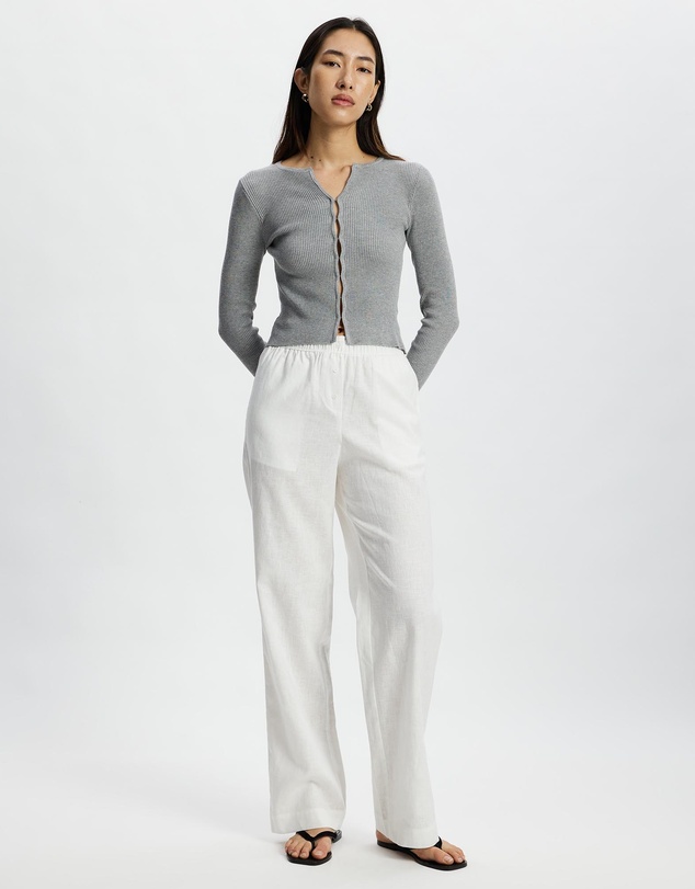 White By FTL - Robin Linen Pants