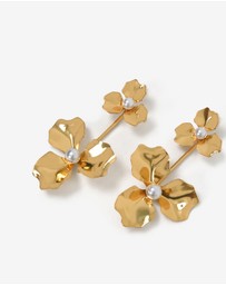 Forcast - Magnolia Bold Floral Earrings