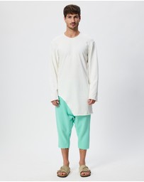 Surrounded By Ghosts - The Phenakite French Terry Assymetrical Hem Jumper