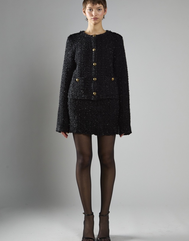 Glamorous - Tinsel Boxy Button Front Cardigan