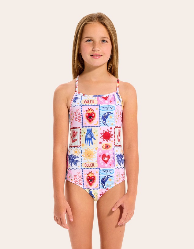 Seafolly - Palermo Tie One Piece - Teens