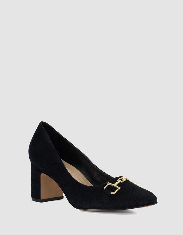 Dune London - Accurate - Black Suede