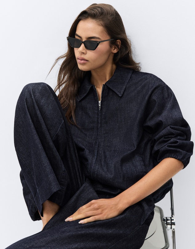 UNISON - Denim Bomber Jacket