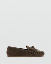 M.N.G - Suede Moccasin