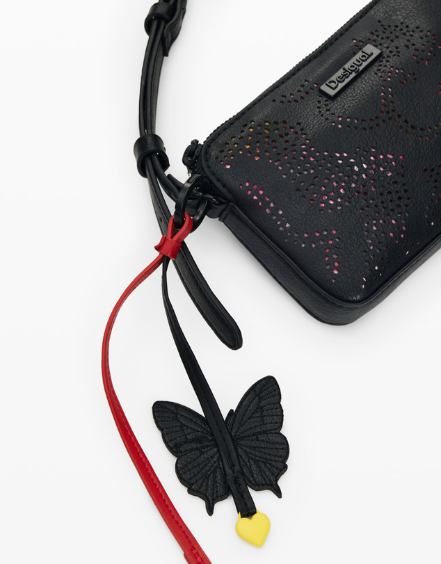 Desigual - Large crossbody wallet charm