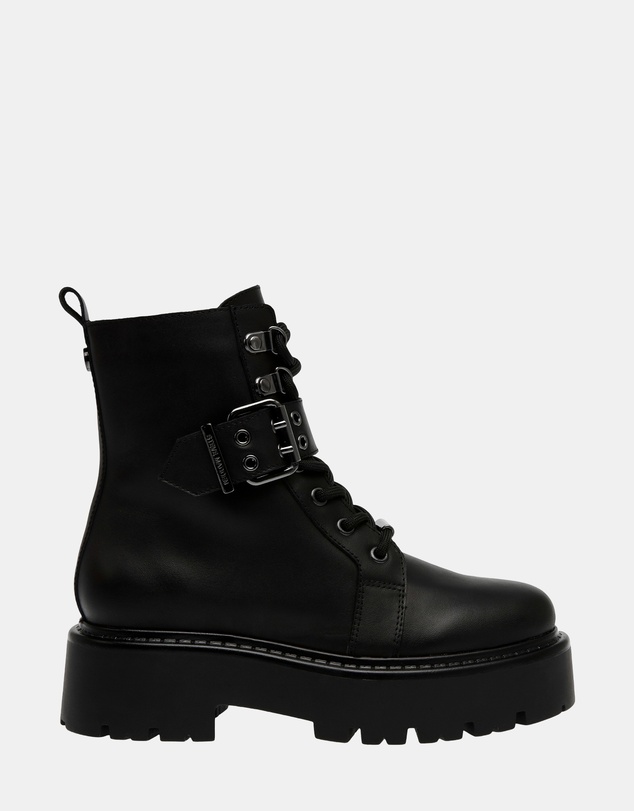 Steve Madden - Off-Road Black Leather Boots
