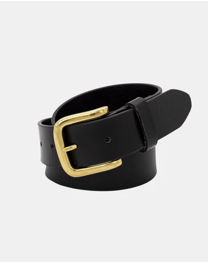 Buckle - Triton. Australian Made Buffalo Leather Belt. 35mm width.