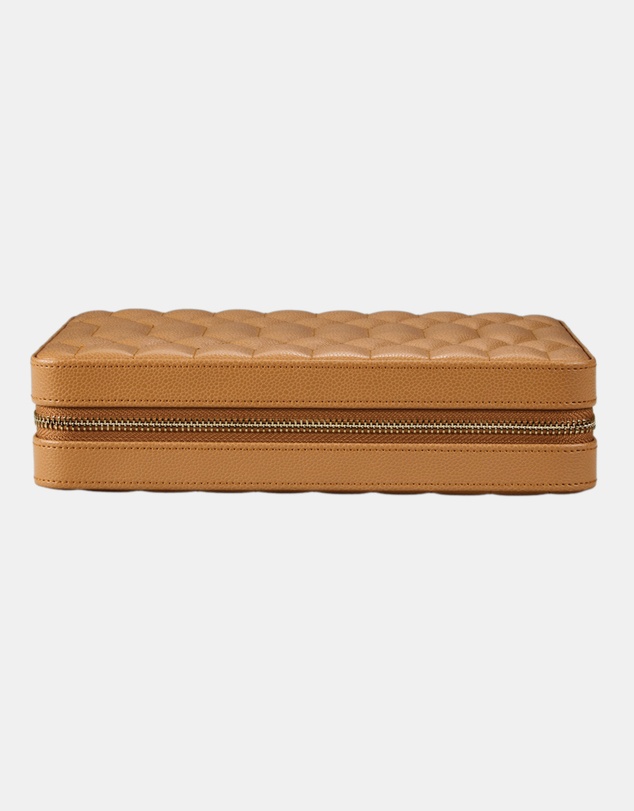Wolf - WOLF Lauren Large Zip Case Caramel