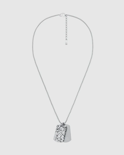 Diesel - Diesel Font Silver Necklace