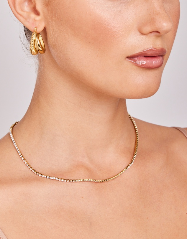 Zoe Olivia - Waterproof Classic Tennis Necklace