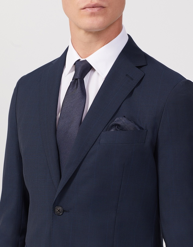 Van Heusen - Wool Blend Check Suit Jacket