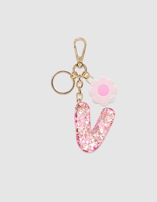 Seed Heritage - Pink Stripe Initial Keyring