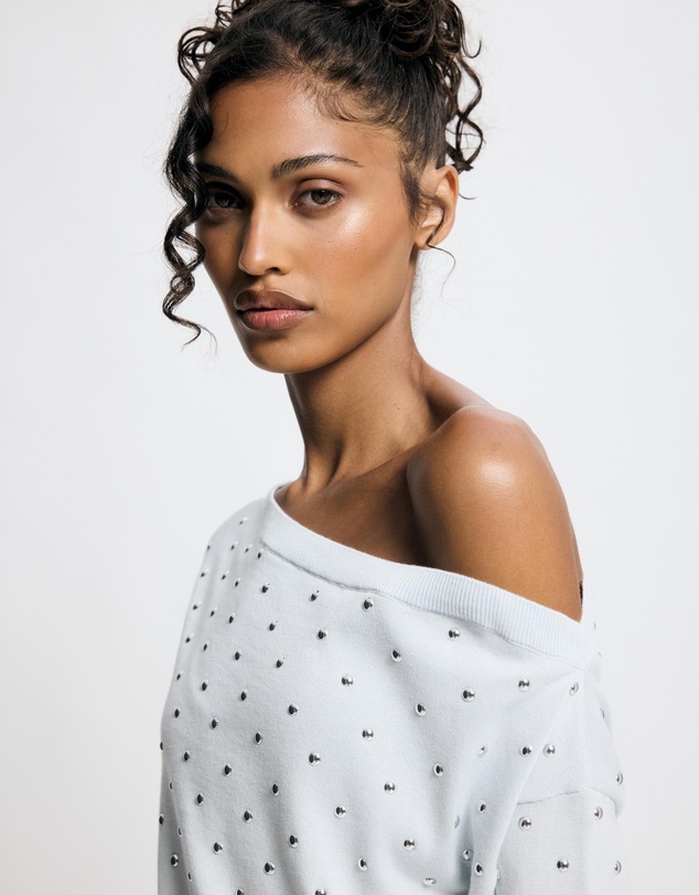 Lover - Ramona Stud Asymmetrical Jumper