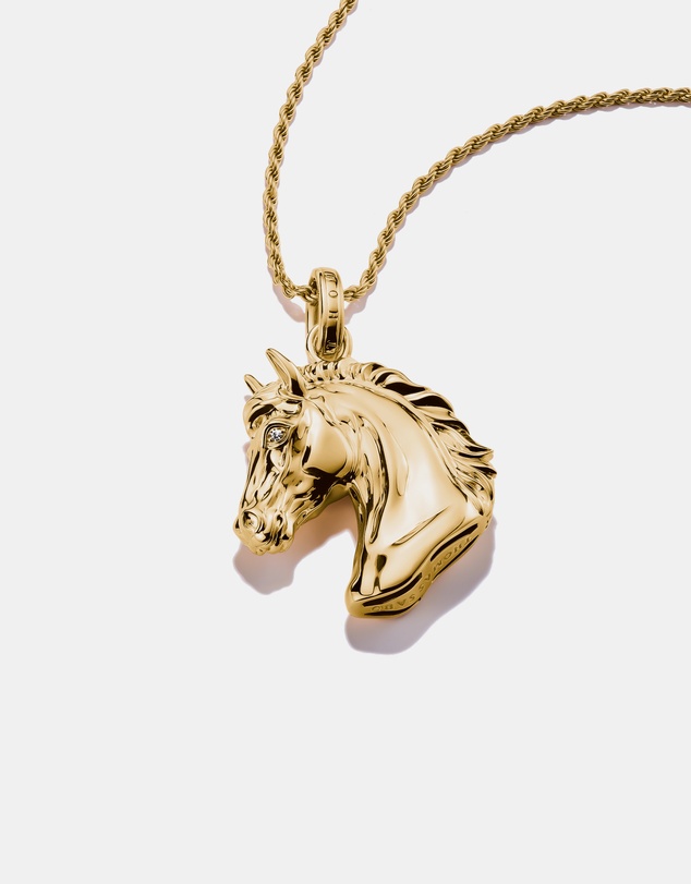 THOMAS SABO - THOMAS SABO Horse Head Necklace with Zirconia