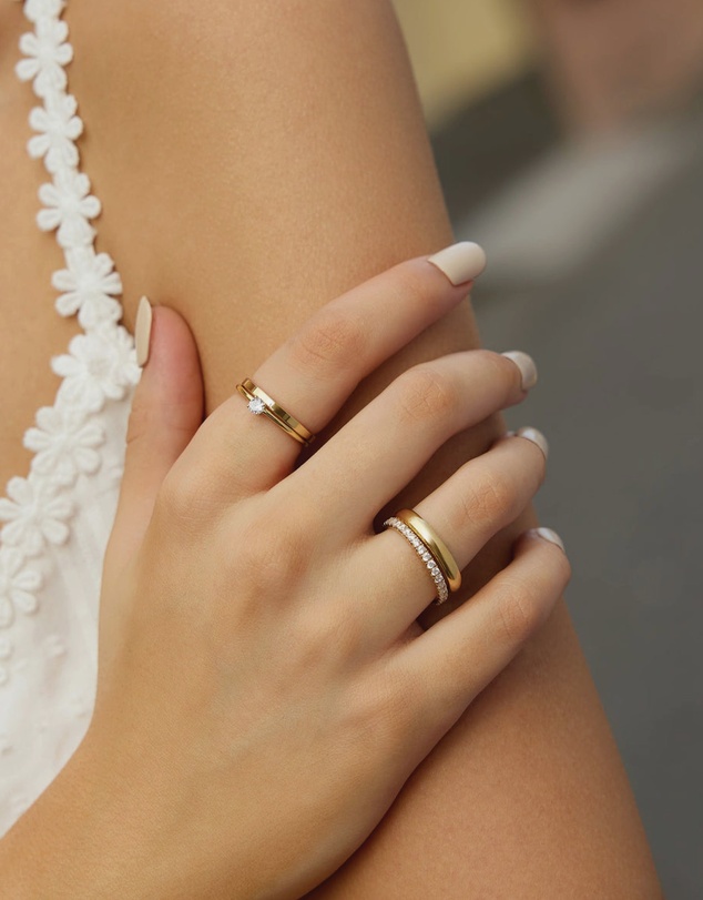 Ania Haie - Gold Smooth Band 2mm
