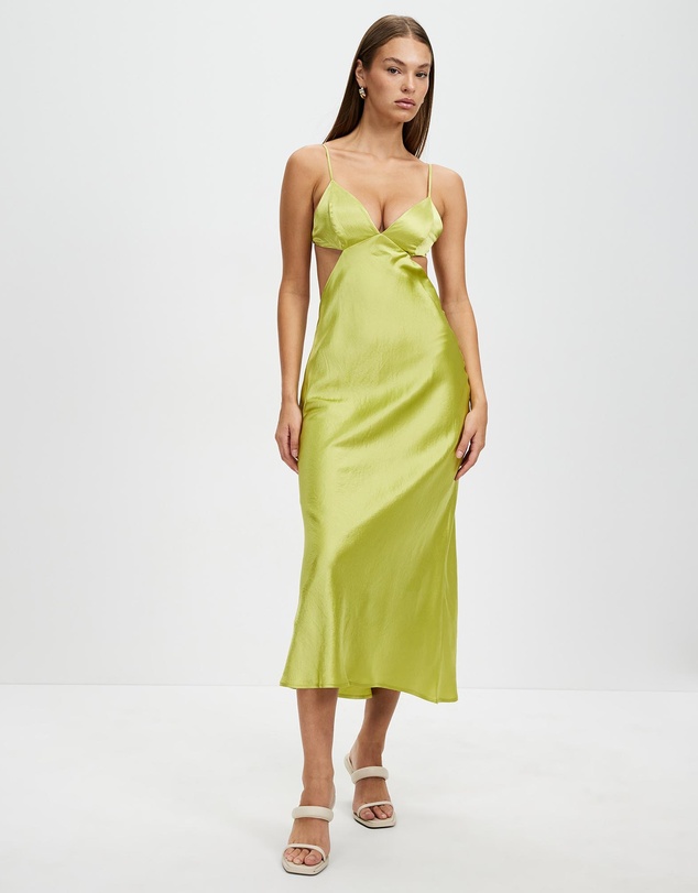 Third Form - Crush Bias Tri Midi Dress
