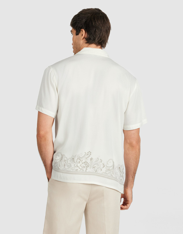 Tarocash - Zevon Viscose Paisley Shirt