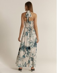 Fate + Becker - Solstice Palms Halter  Dress