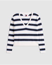 Tommy Jeans - Essential V-Neck Sweater