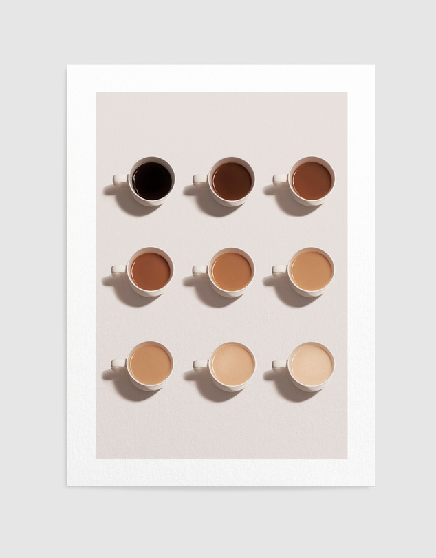 Olive et Oriel - Shades of Coffee Art Print