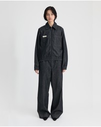 Madre Natura - Fig Denim Bomber Jacket