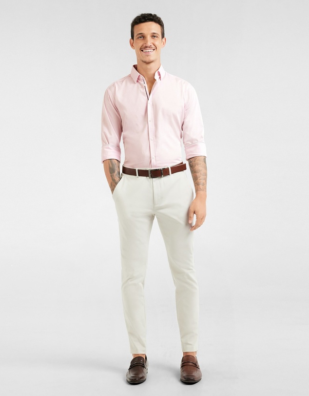 Tarocash - Iko Slim Stretch Bamboo Shirt