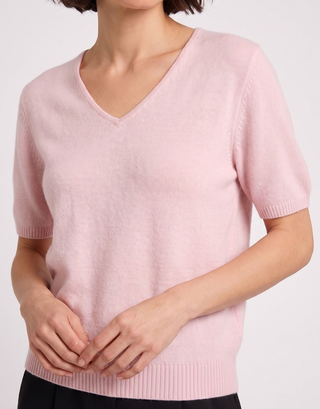 SILK MAGNOLIA - Cashmere Silk T-shirt