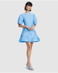 LEO LIN - Simona Applique Mini Dress