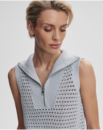 Varley - Bains Half Zip Tank