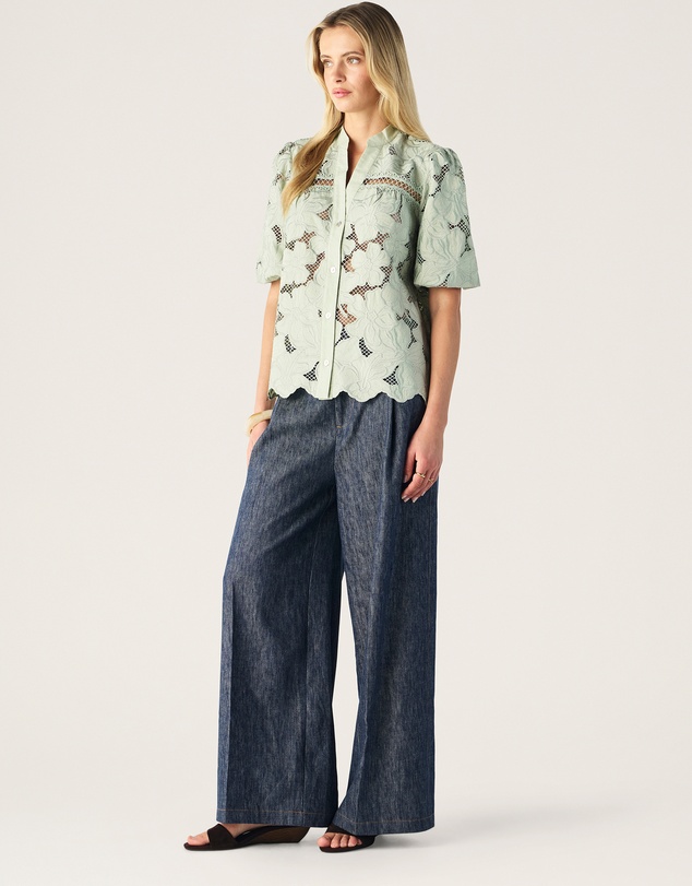MOS The Label - Whisper Embroidery Blouse