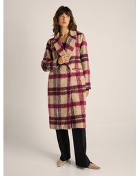 Fate + Becker - Harlow Check Longline Coat