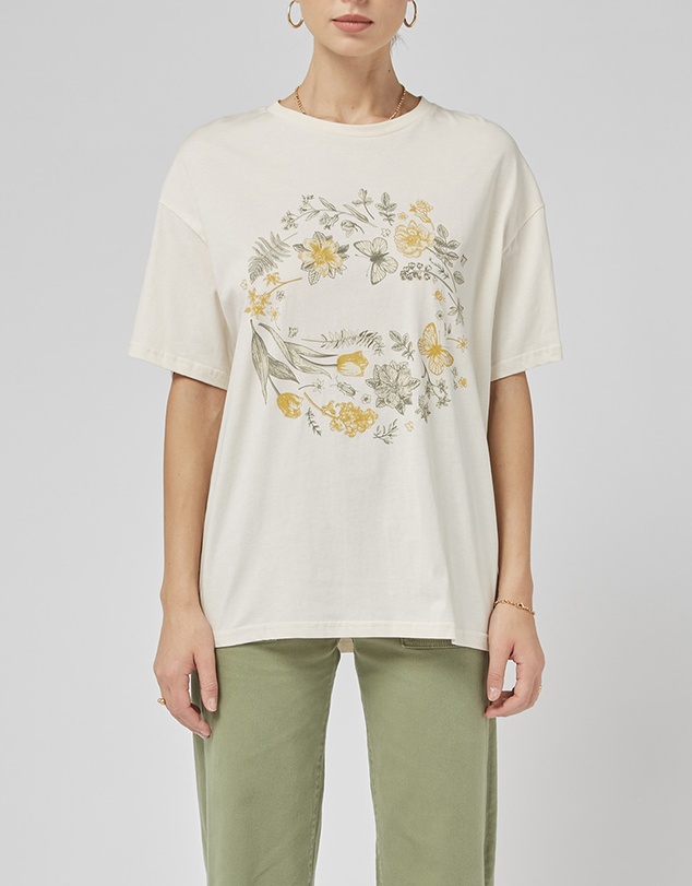 DRICOPER DENIM - Amy Cream WL Printed Tee