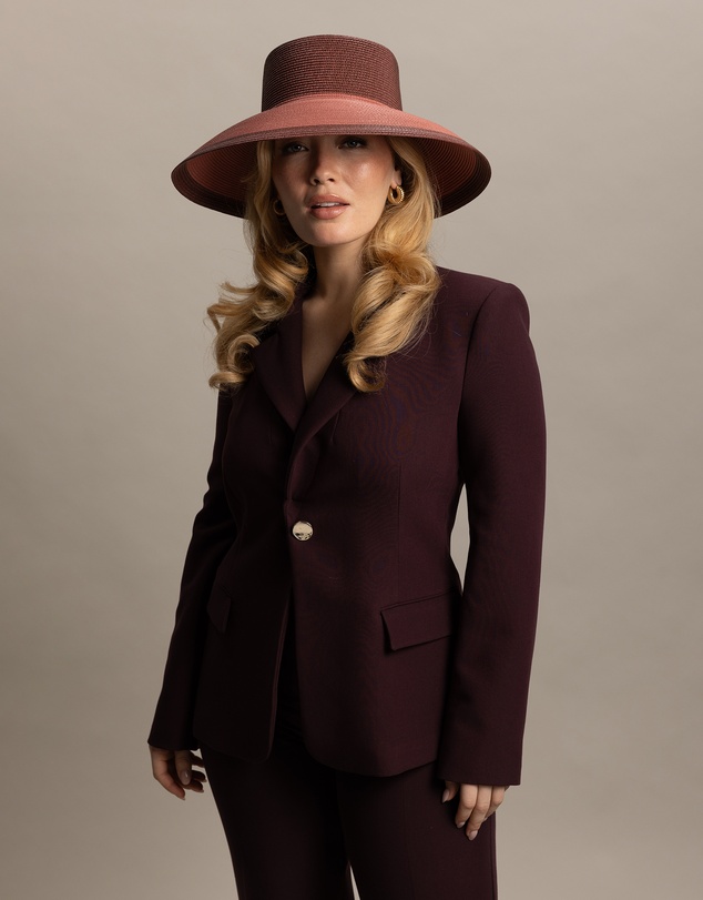 Morgan & Taylor - Kartia Racewear Droop Hat in Rose Pink