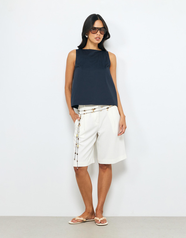 AERE - Vaila Cotton Poplin Top