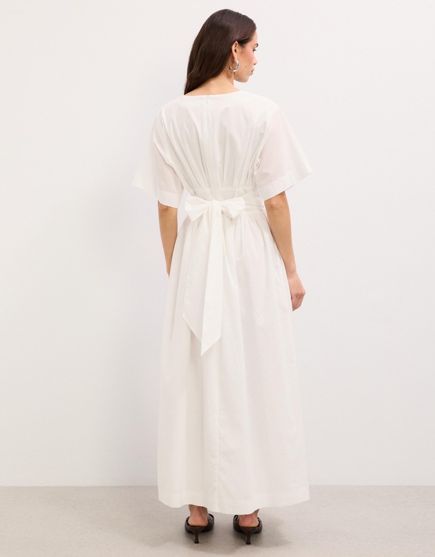 The Fated - Stella V-Neck Waisted Midi Dress