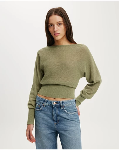 Cotton On - The Breezy Ls Batwing Knit